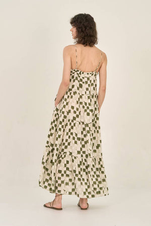 
                  
                    Load image into Gallery viewer, Checkered Green Dress
                  
                