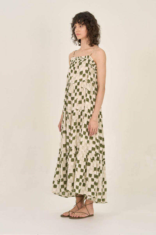 
                  
                    Load image into Gallery viewer, Checkered Green Dress
                  
                