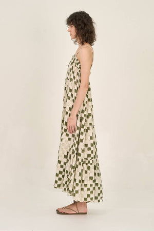 
                  
                    Load image into Gallery viewer, Checkered Green Dress
                  
                