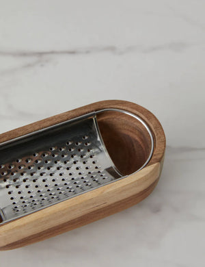 Acacia Wood Handled Cheese Grater